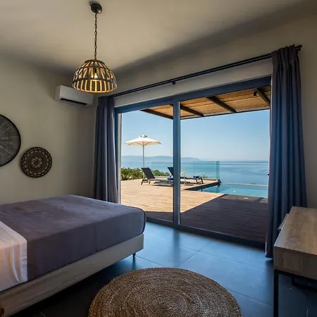 Βίλα Villa Lefka With Private Infinity Pool & Panoramic Sea Views *