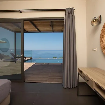 Villa Villa Lefka With Private Infinity Pool & Panoramic Sea Views Plateies